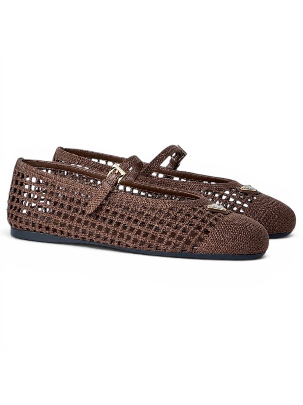 PRADA crochet flats ballet ballerinas